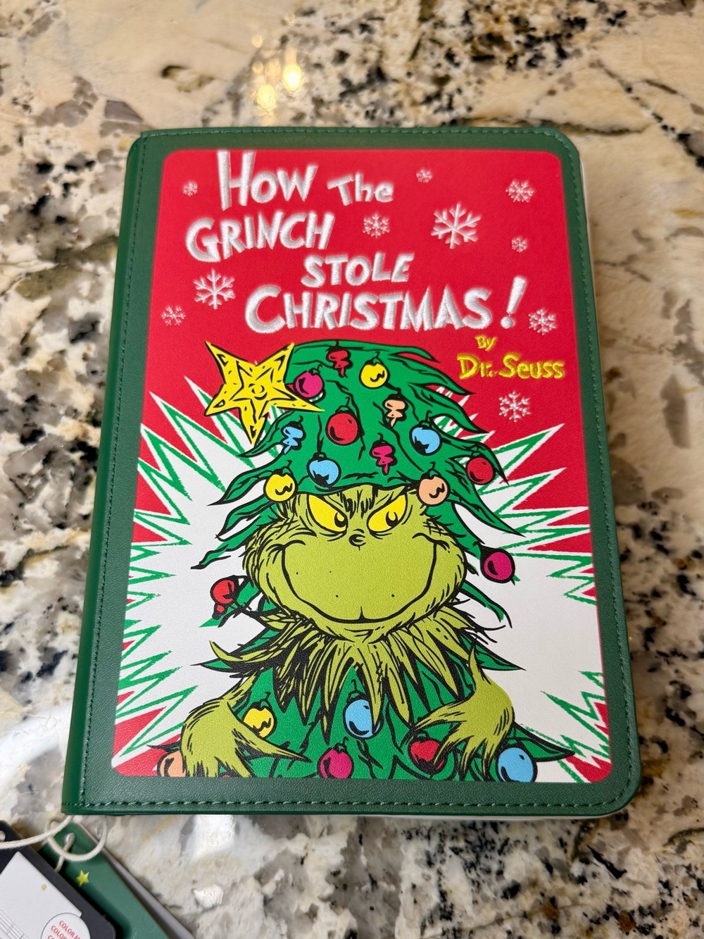 NWT Loungefly Dr. Seuss How The Grinch Stole Christmas! Book Crossbody Bag